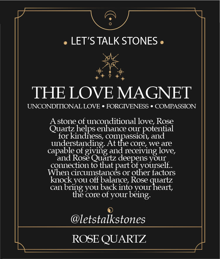 Love Magnet - Rose Quartz Ring