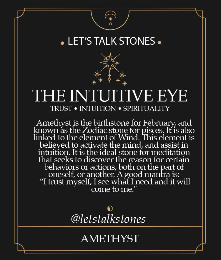 The Intuitive Eye - Amethyst Ring