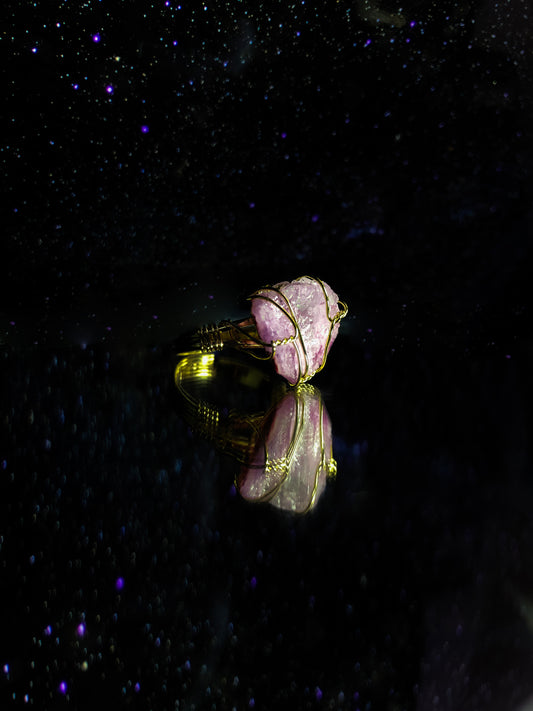 Love Magnet - Rose Quartz Ring