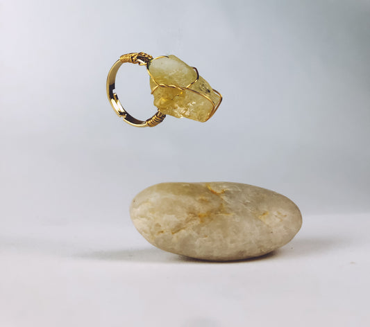 The Happy One - Citrine Ring