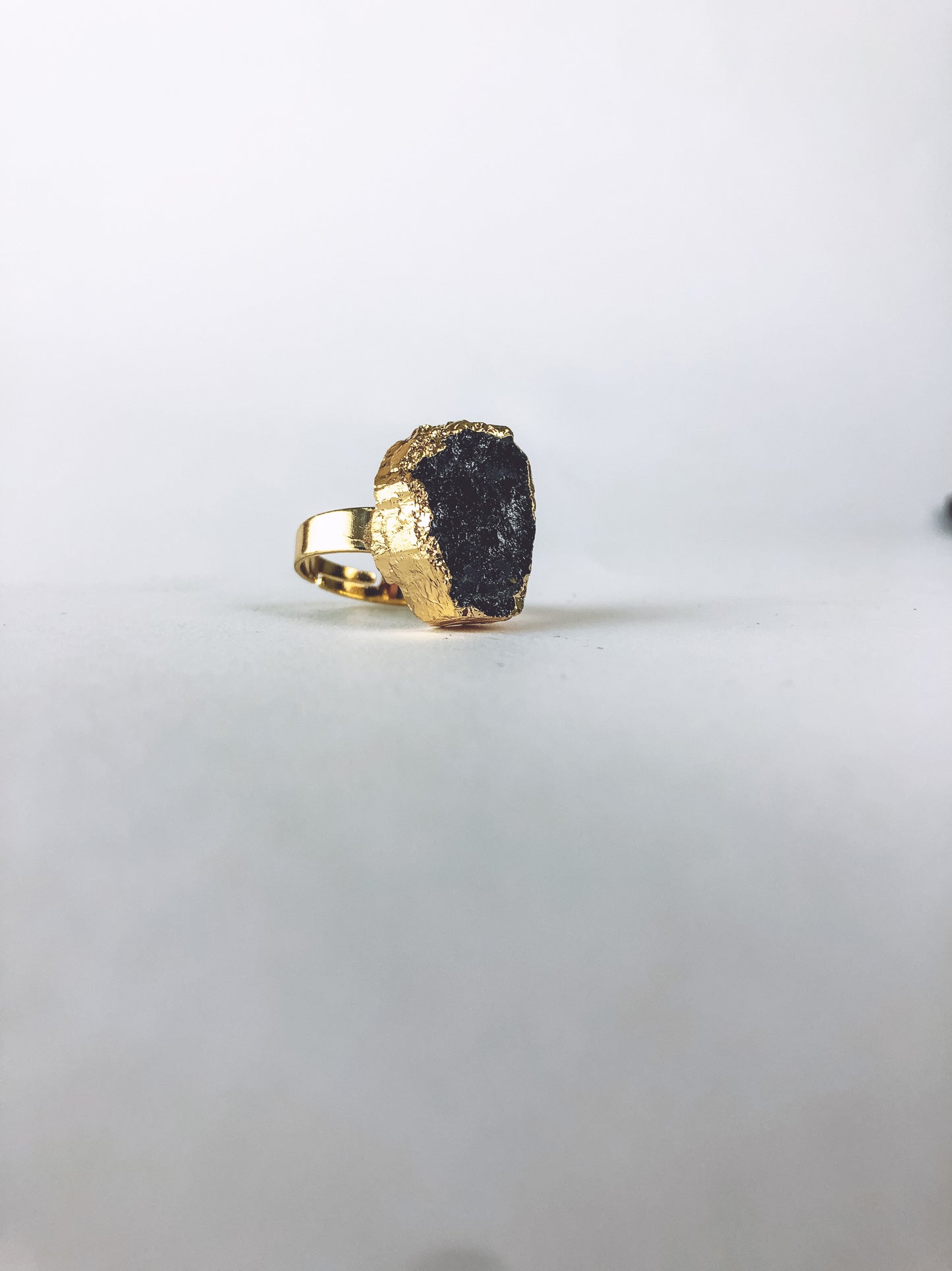 The Protector - Black Tourmaline Ring
