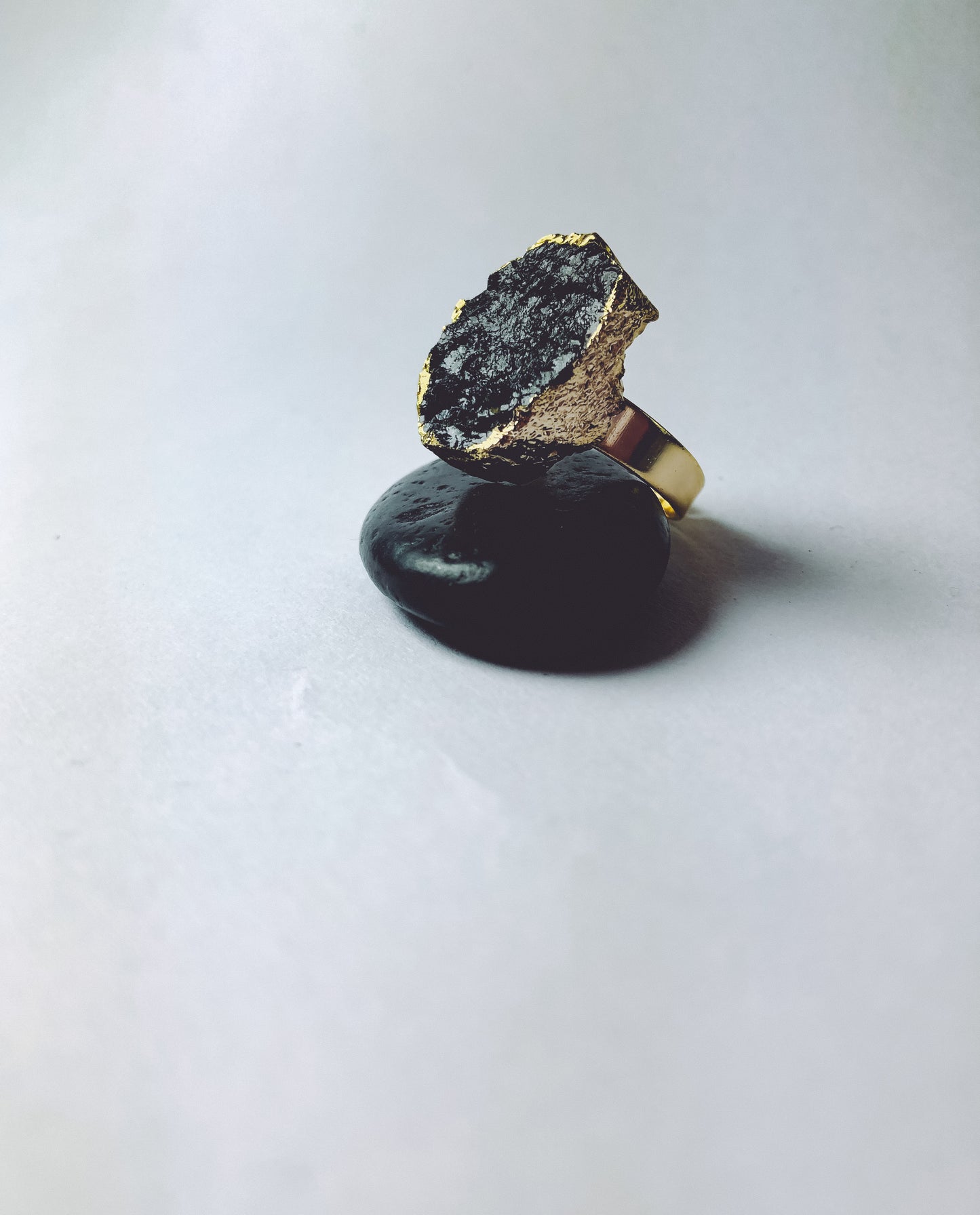The Protector - Black Tourmaline Ring