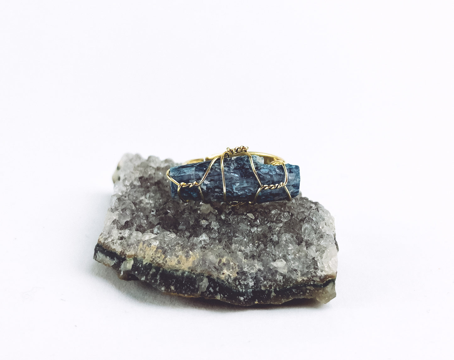 The Meditator - Kyanite Ring